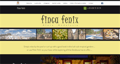 Desktop Screenshot of fincafenix.com